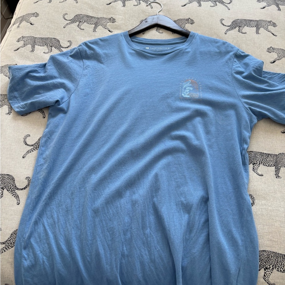 Travis Mathew Sky Blue Short Sleeve Tee